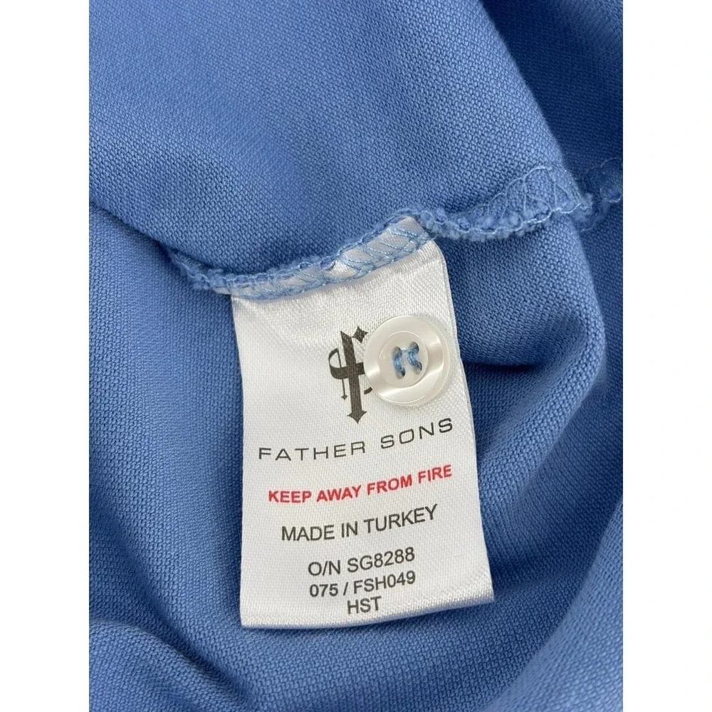 Father Sons Signature Embroidered Logo Polo Shirt, Men's Size 2XL